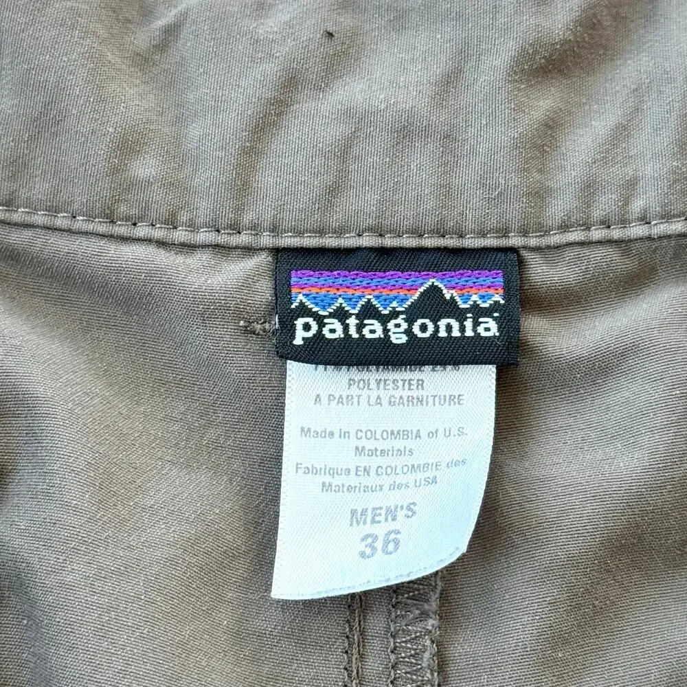 Patagonia Men’s Hiking Travel Shorts 36 Gray Nylon Stretch Outdoor Trail Casual